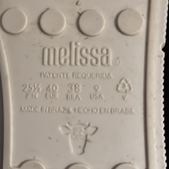 Melissa Shadow flatform ankle boots white women’s sz 9 lace up round front - Picture 12 of 12